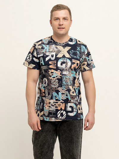 Футболка Мужская "Черновик" арт.мк2287ч